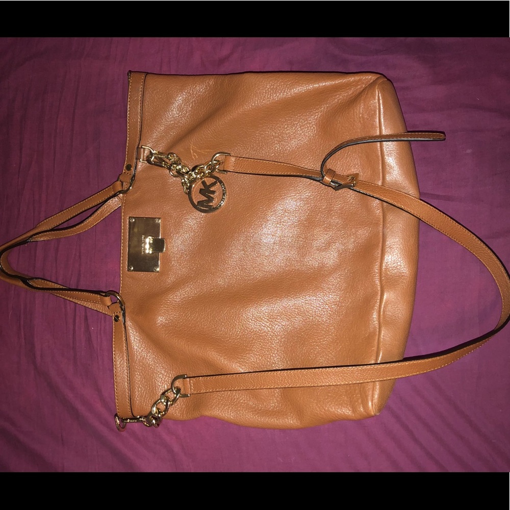 Michael Kors Large Tan Shoulder Bag